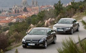 Audi A7 Sportback 3.0 TFSI quattro y Mercedes CLS 350 BlueEfficiency 