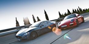 Maserati GranTurismo S vs Porsche 911 GTS 