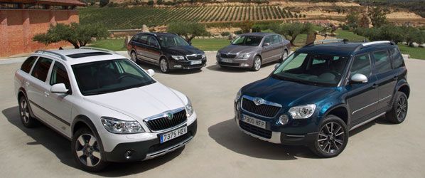 Gama 4x4 Skoda cuarta generación  