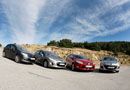 Citroën C4 1.6 e-HDi CMP vs Ford Focus 1.6 TDCi, Mazda3 1.6 CRTD y Peugeot 308 1.6 e.HDi CMP