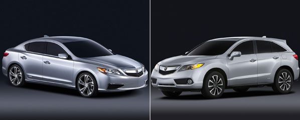 Honda Acura ILX Concept y RDX Prototype Honda Acura ILX Concept y RDX Prototype