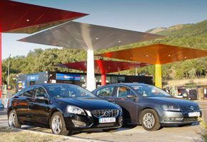 VW Passat 1.6 TDi vs Volvo S60 Drive 