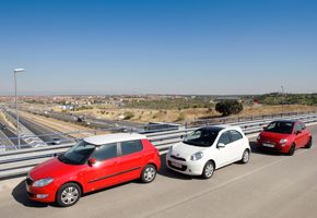 Fiat 500 0.9 Turbo Twin Air vs Nissan Micra 1.2G DIG-S y Skoda Fabia 1.2 TSI  