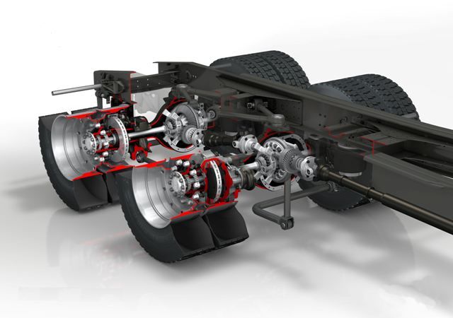 DAF presenta un nuevo eje tándem ligero