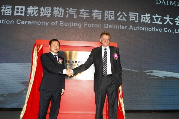 Daimler y Foton tendrán su primer vehículo este otoño