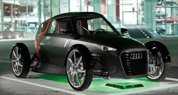 Recarga inalámbrica para vehículos eléctricos e-tron de Audi Recarga inalámbrica para vehículos eléctricos e-tron de Audi