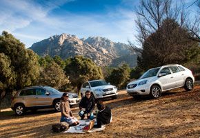 Renault Koleos 2.0 dCi/150 vs Toyota Rav4 2.2 D-CAT/150 y VW Tiguan 2.0 TDi BMT DSG/7 