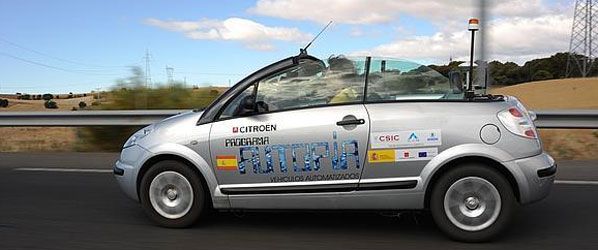 Un coche español recorre 100 km sin conductor Un coche español recorre 100 km sin conductor