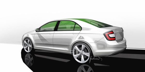 Skoda Rapid, primeros bocetos