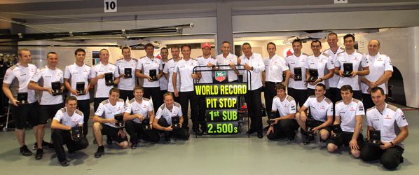 El pit-stop más rápido de la historia El pit-stop más rápido de la historia