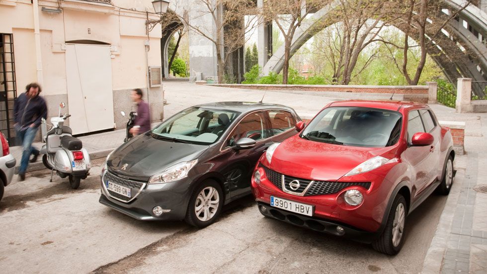 Nissan Juke 1.5 dCi vs Peugeot 208 1.6 e-HDi