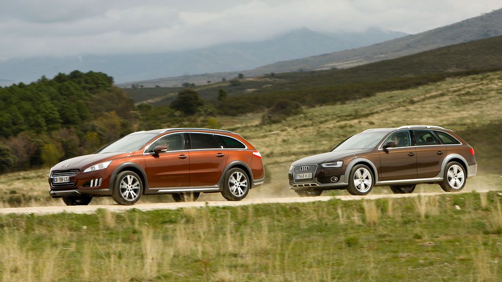 Audi A4 Allroad vs Peugeot 508 RXH