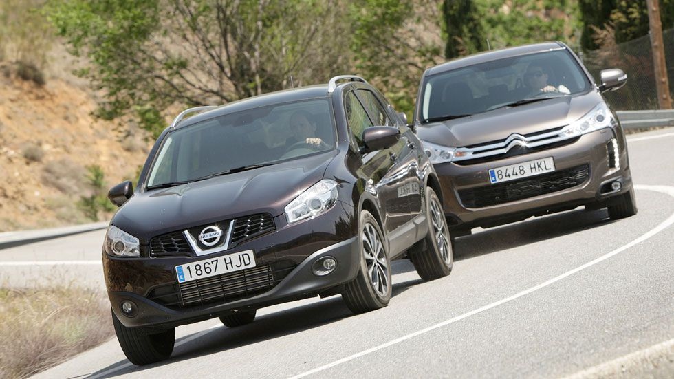 Citroën C4 Aircross 1.8 HDi 2WD vs Nissan Qashqai 1.6 dCi 4x2