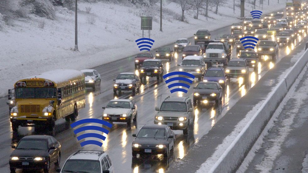 Sistema para evitar atascos que usa el Bluetooth