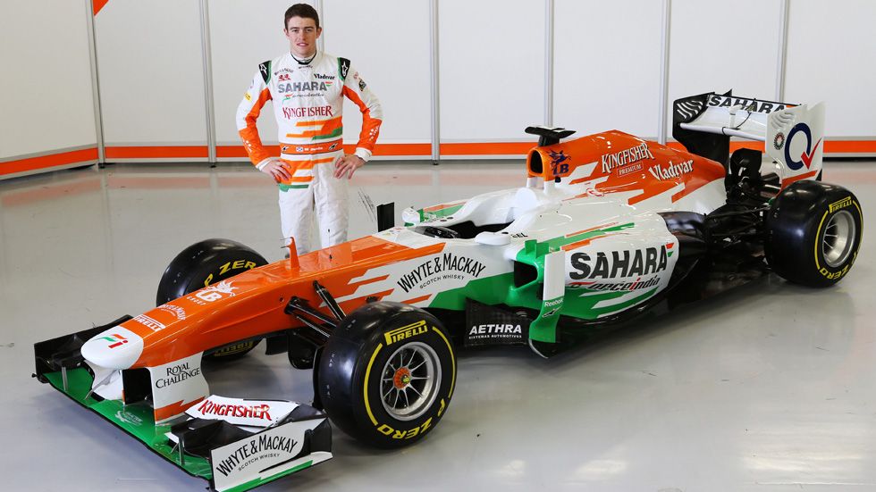 Force India VJM06: Di Resta destapa en solitario el nuevo monoplaza indio