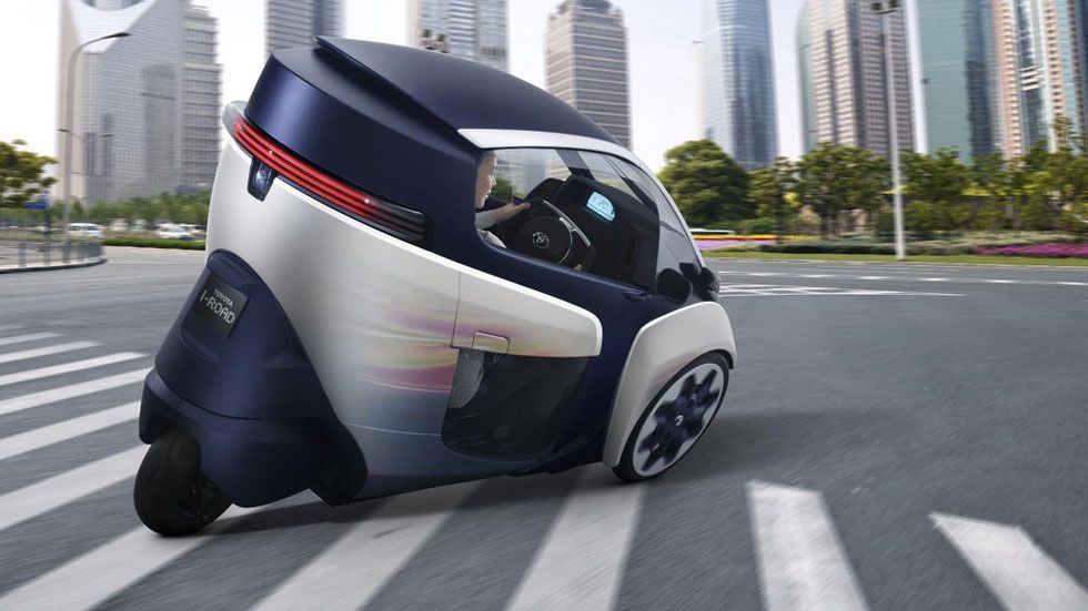 Toyota i-Road un coche electrico urbano prototipo