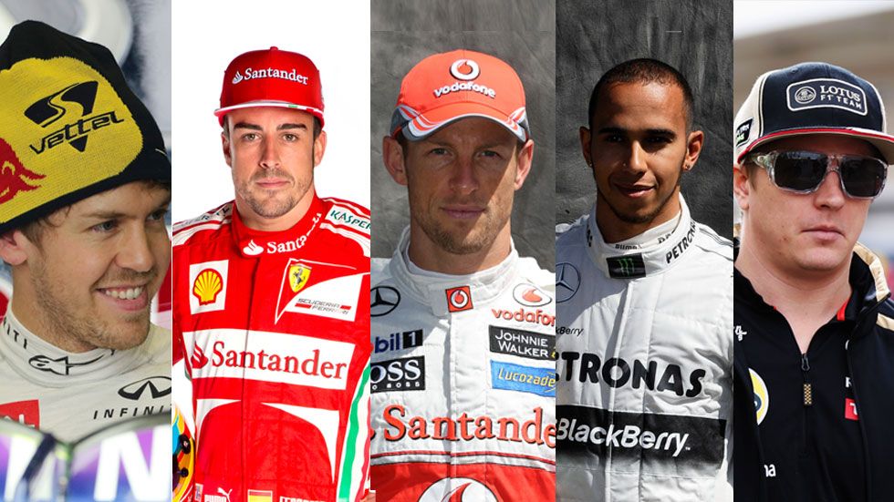Todos los pilotos de la F1 2013