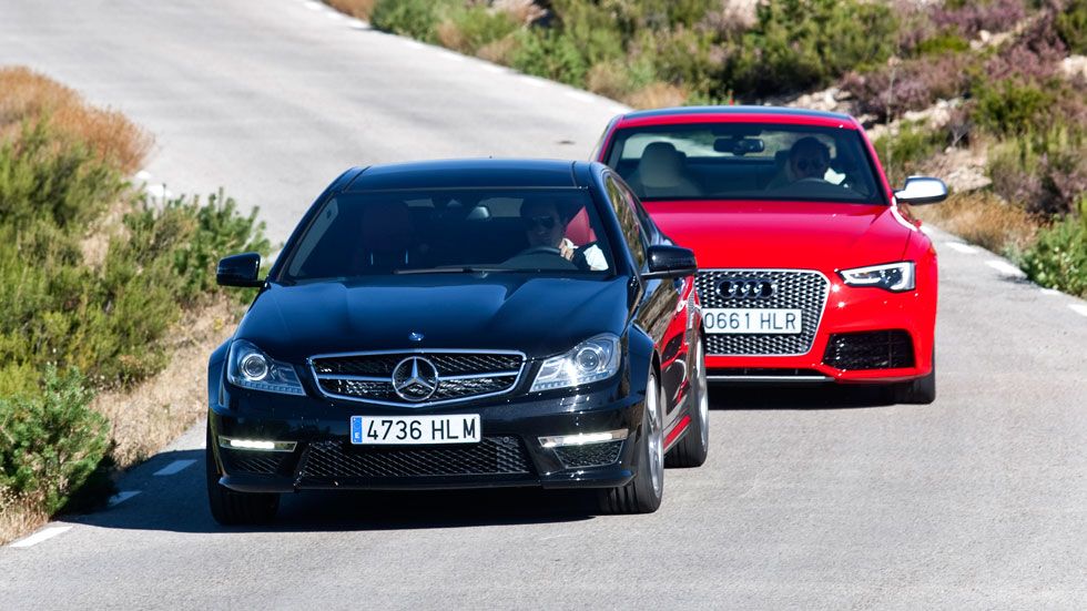 Comparativa: Audi RS5 vs Mercedes C63 AMG Coupé