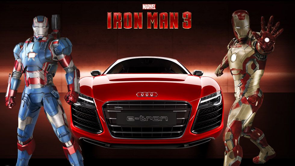 Audi R8 e-tron: el coche protagonista de Iron Man 3