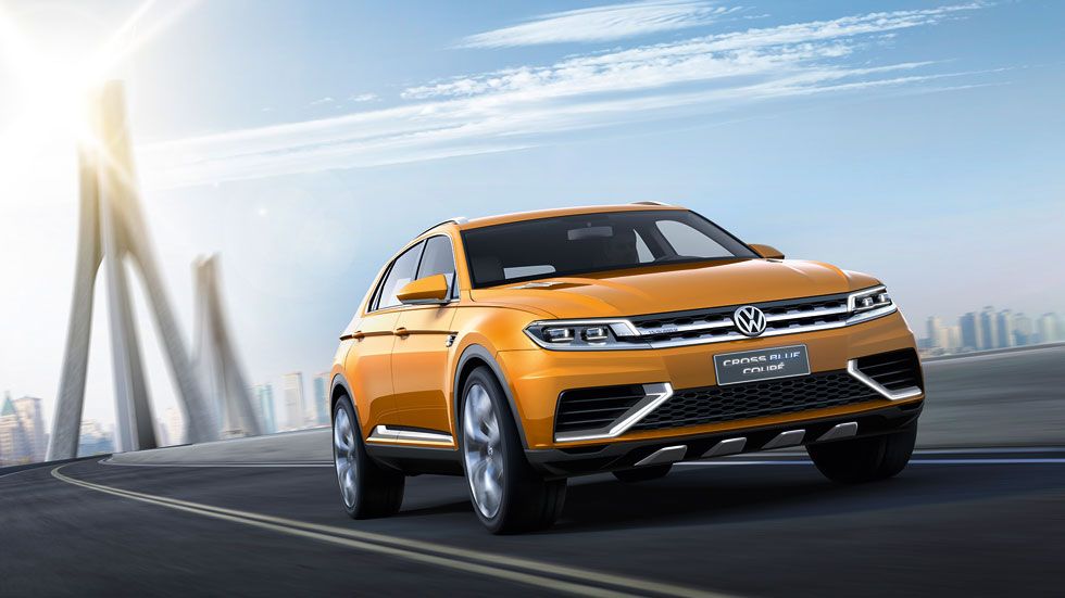 VW CrossBlue Coupé Concept, SUV híbrido de 3,0 l/100 km