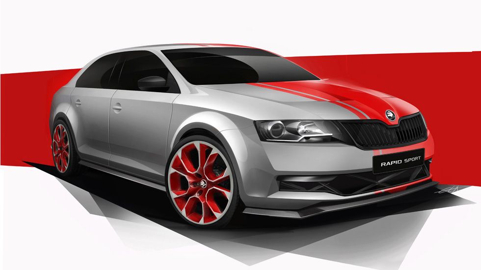 Skoda Rapid Sport: pinturas de guerra de bajo coste
