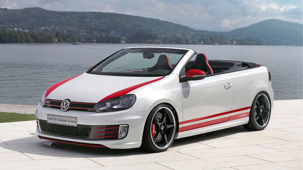 Volkswagen Golf GTI Cabrio Austria, atracción en Wörthersee