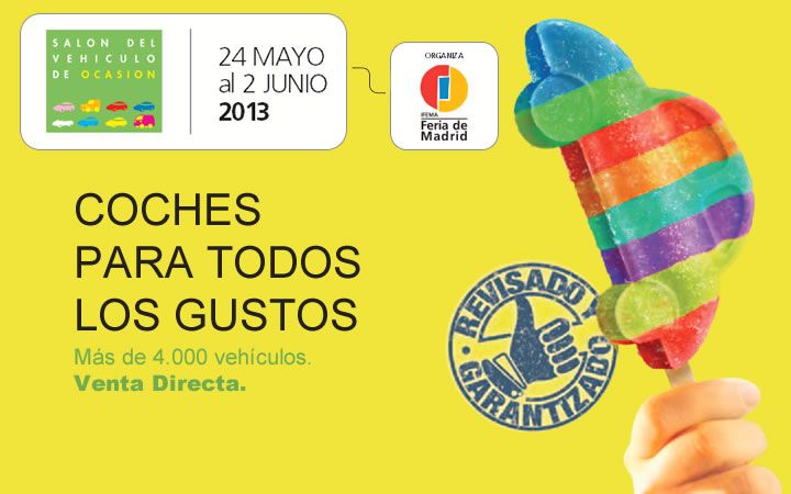 El Salón del Vehículo de Ocasión de Madrid, a partir del 24 de mayo