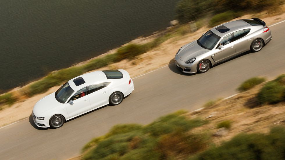 Comparativa: Audi S7 Sportback vs Porsche Panamera GTS