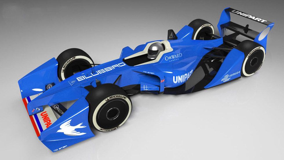Bluebird DC50 Sports Car y GTL Formula E, electricidad británica