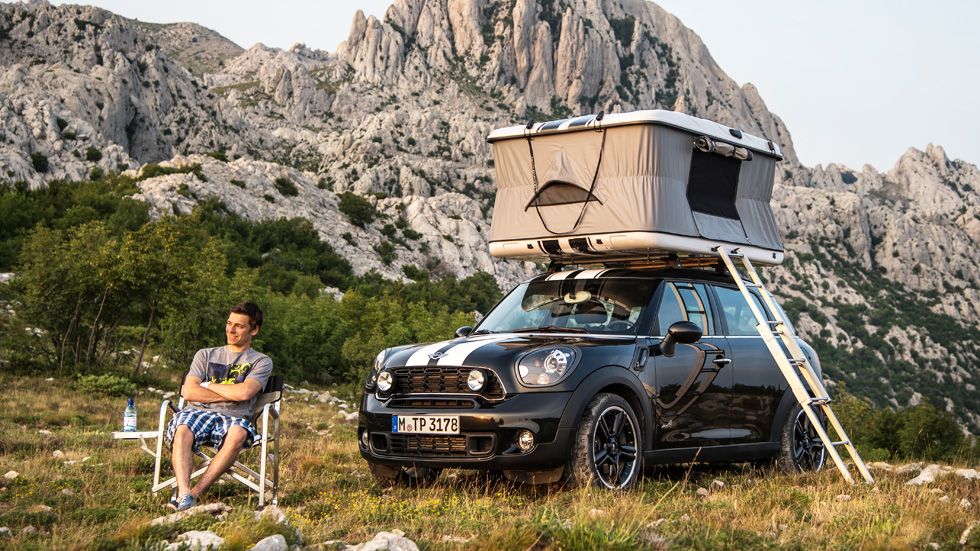 Los Mini para ir de camping, originalidad al poder