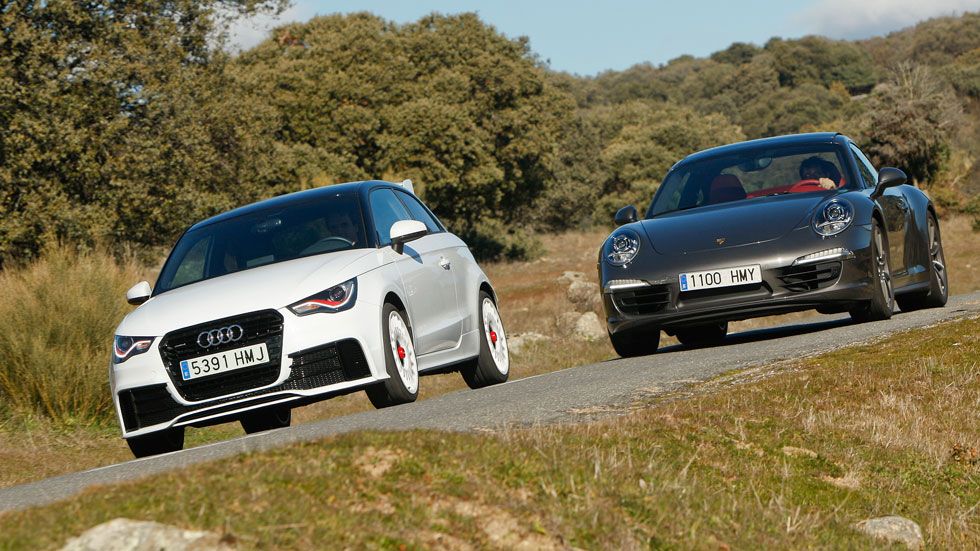 Comparativa: Audi A1 quattro vs Porsche 911 Carrera 4S PDK Comparativa: Audi A1 quattro vs Porsche 911 Carrera 4S PDK