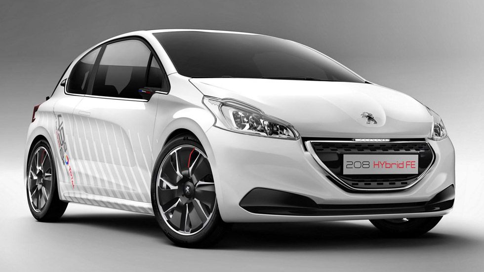 Peugeot 208 Hybrid FE Concept: ultra-eficiente