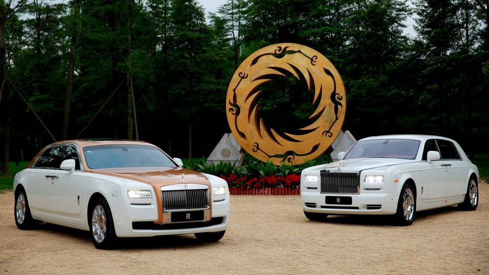Rolls-Royce Ghost Chengdu Golden Sun Bird Edition, lujo sublime