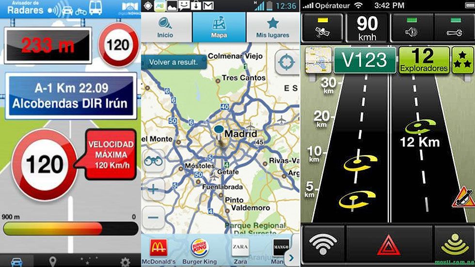 Las ‘app’ para móvil que te avisan de los radares