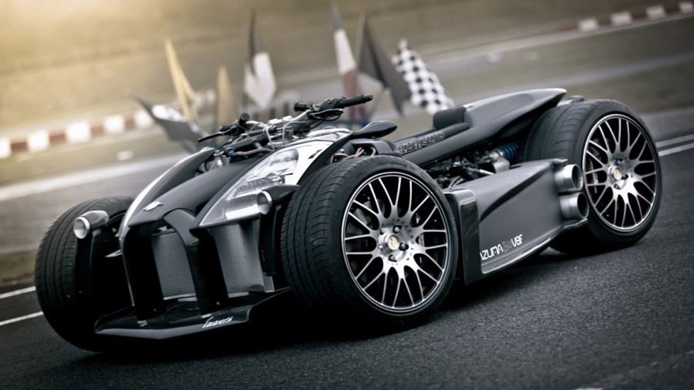 Lazareth Wazuma V8F: un quad mitad Ferrari, mitad BMW M3
