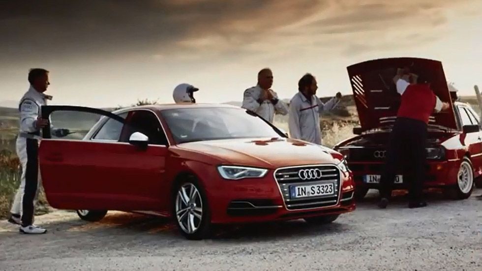 Vídeo: Audi Sport Quattro de 1983 contra Audi S3, ¿quién ganará?