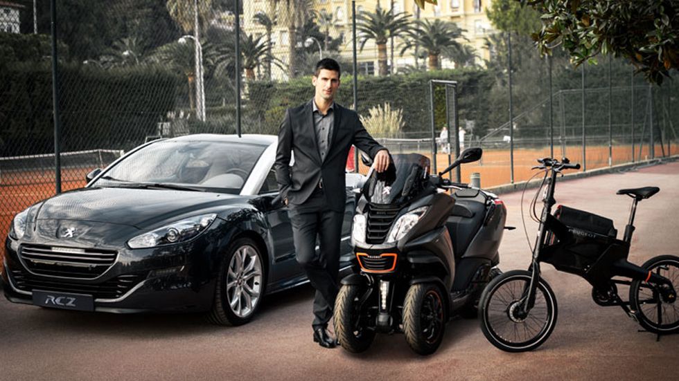 Novak Djokovic, nuevo embajador de Peugeot