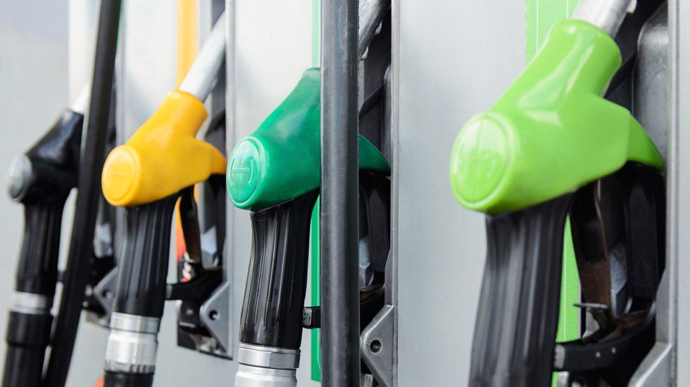 Subida moderada de los combustibles