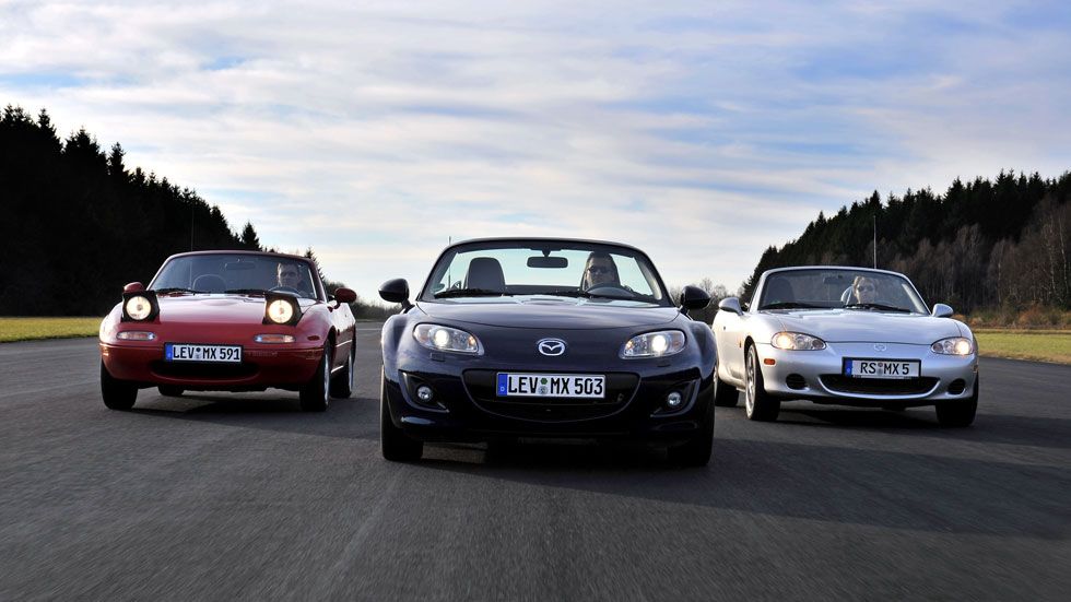 25 años del Mazda MX-5, el descapotable más vendido