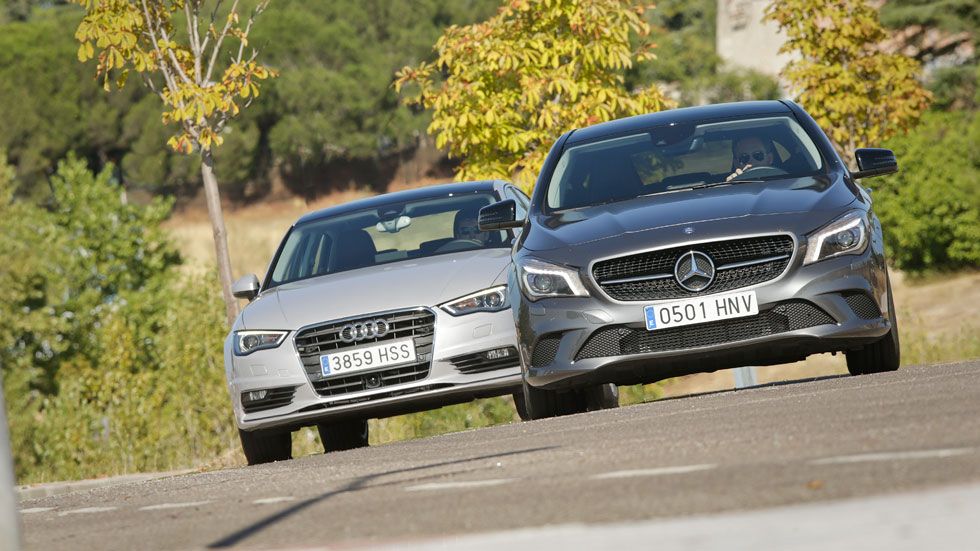 Comparativa: Mercedes CLA 220 CDI vs Audi A3 Sedán 2.0 TDI