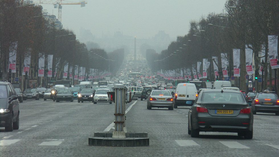 Llega la prohibición de conducir por París