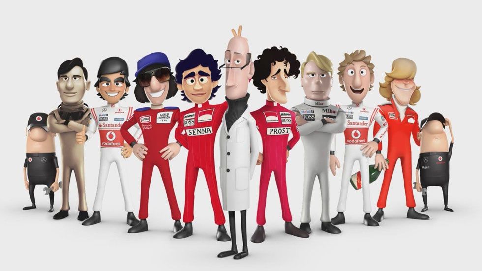 Tooned 50: el 50º aniversario de McLaren, en un corto de animación