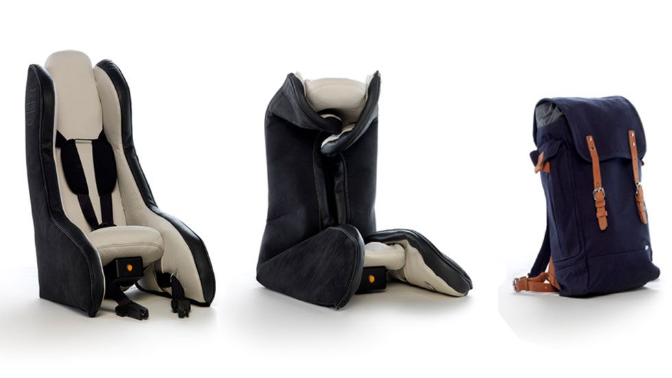 Volvo y su nueva sillita infantil hinchable