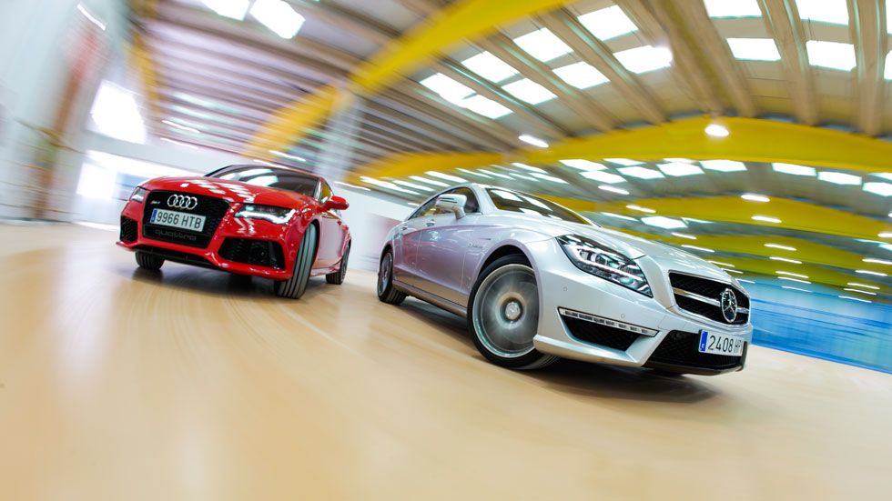 Comparativa: Audi RS7 vs Mercedes CLS 63 AMG, RS contra AMG