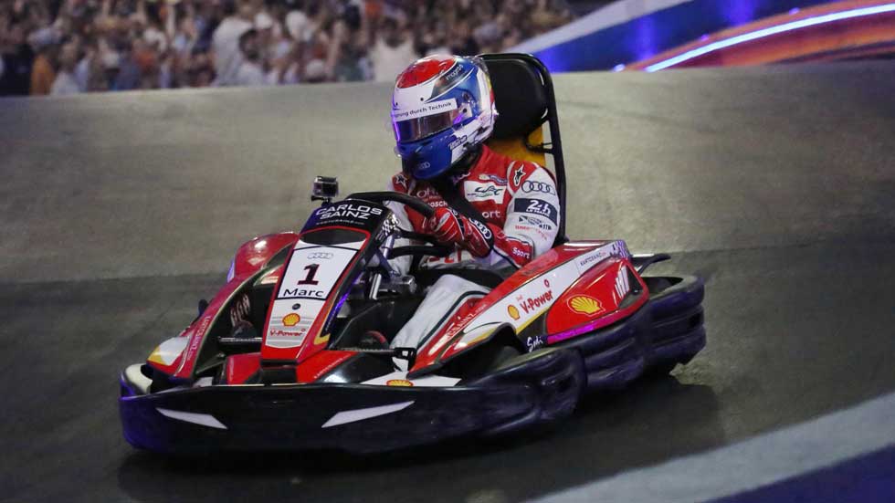 Videonoticia: entrevistamos a Marc Gené y nos demuestra su habilidad en el karting