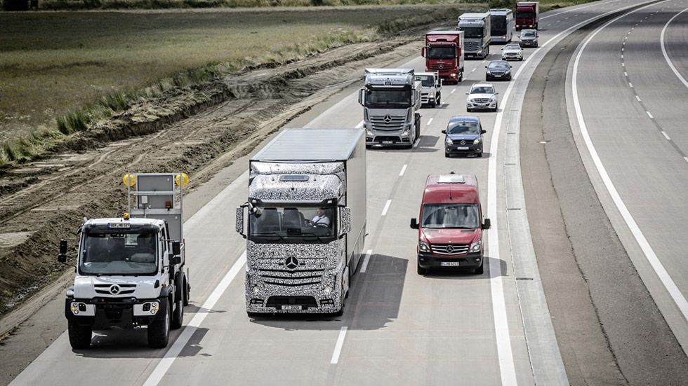 Future Truck 2025, el camión autónomo de Mercedes