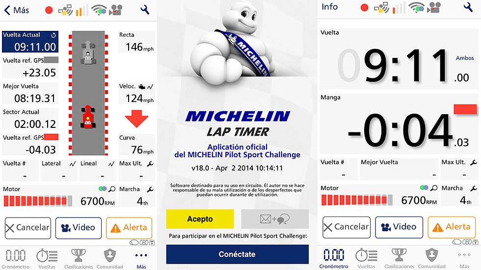 App MICHELIN Lap Timer, mide tu destreza al volante con tu móvil