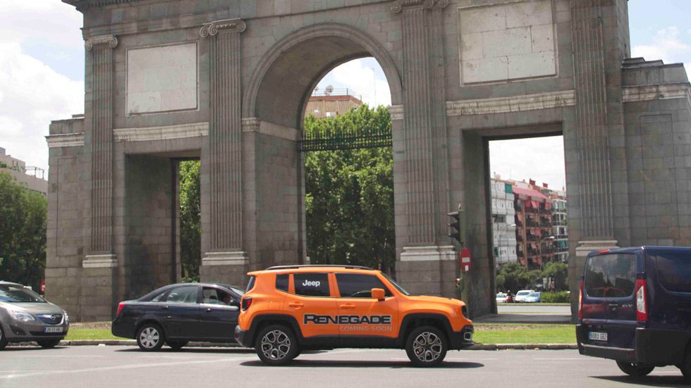 El nuevo Jeep Renegade se dejó ver por Madrid