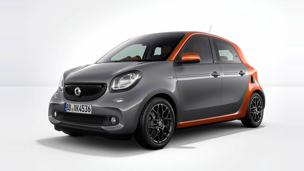 Smart Forfour Edition 1, distinción en formato pequeño