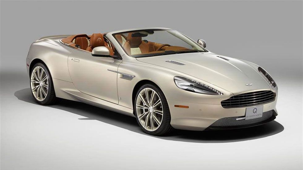 Un Aston Martin DB9 Volante por Q, de lo más solidario